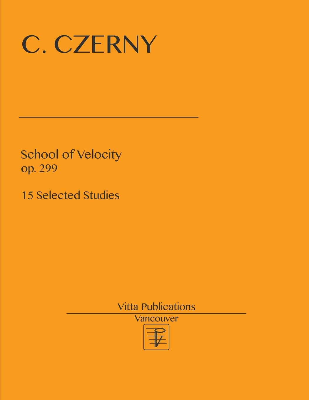 School of Velocity. op. 299: 15 Selected Studies Sheet Music