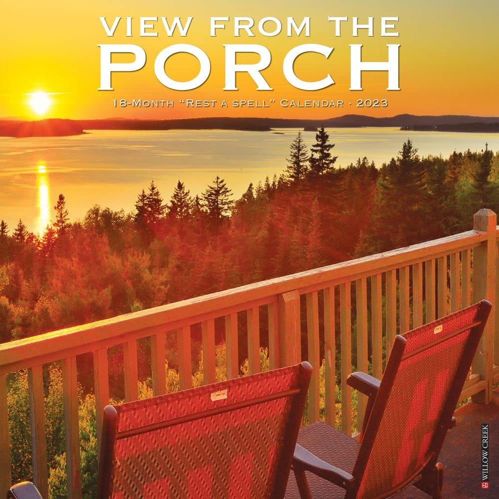 Porch View 2023 Wall Calendar Travel