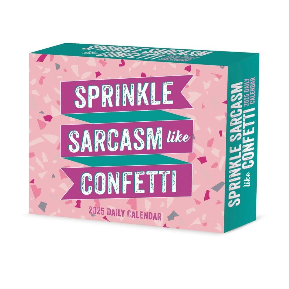 Sprinkle Sarcasm Like Confetti 2026 5.4 X 6.2 Box Calendar Business, Finance & Career