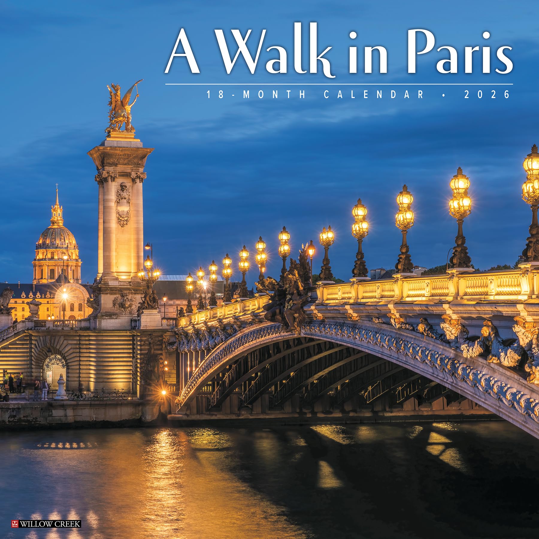 A Walk in Paris 2026 12 X 12 Wall Calendar book