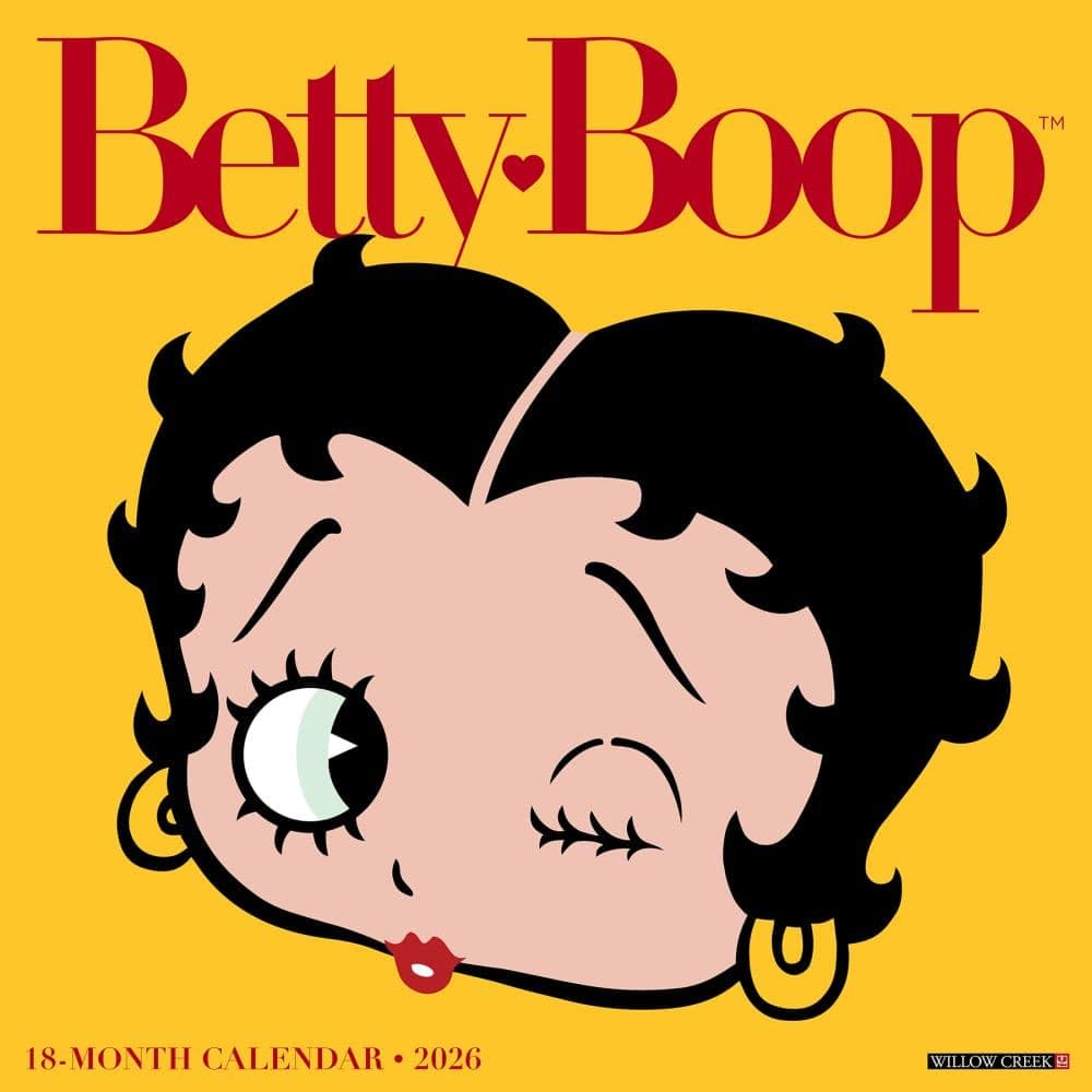 Betty Boop 2026 12 X 12 Wall Calendar Film, Art & Culture