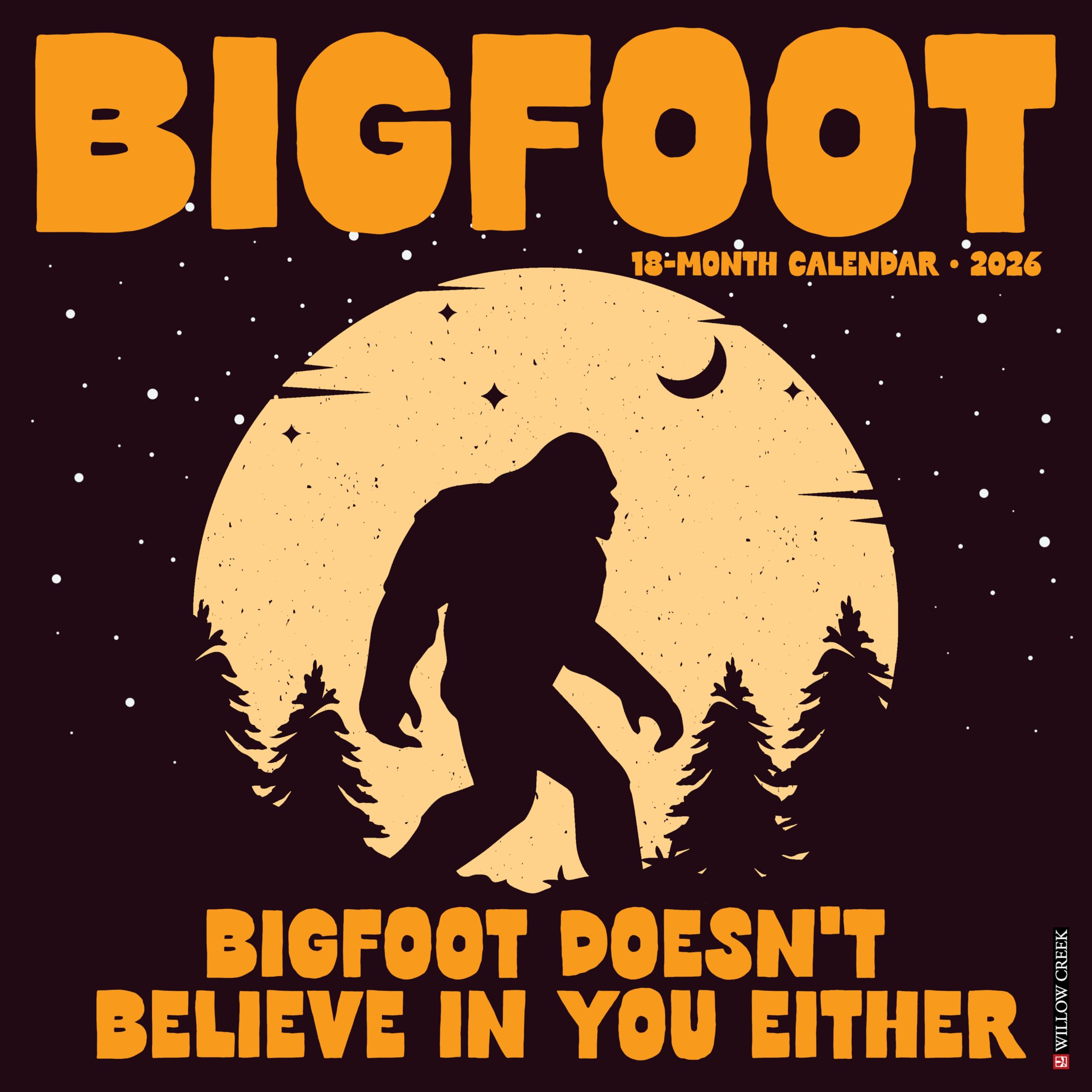 Bigfoot 2026 12 X 12 Wall Calendar Calendars