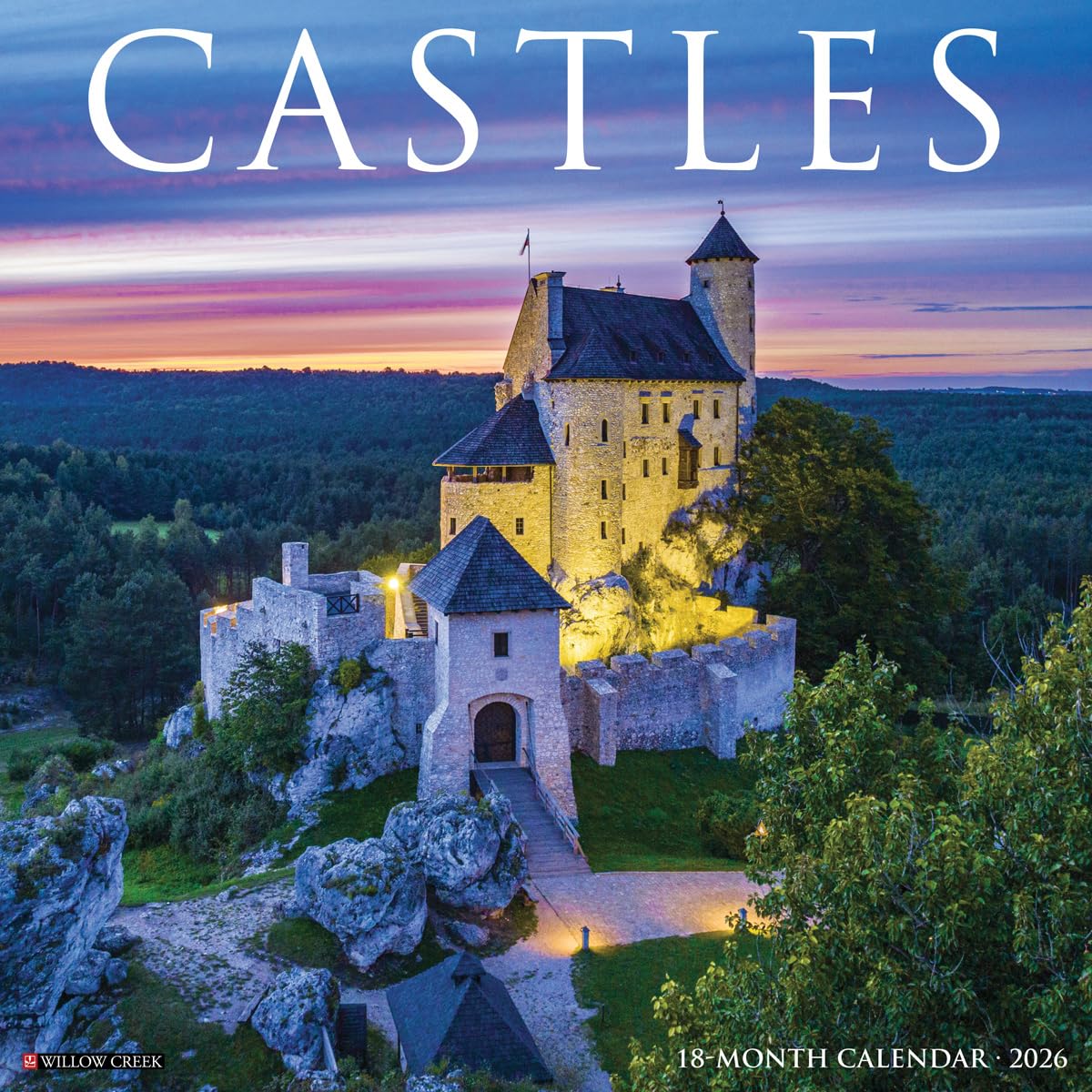 Castles 2026 12 X 12 Wall Calendar Leisure, Home & Garden