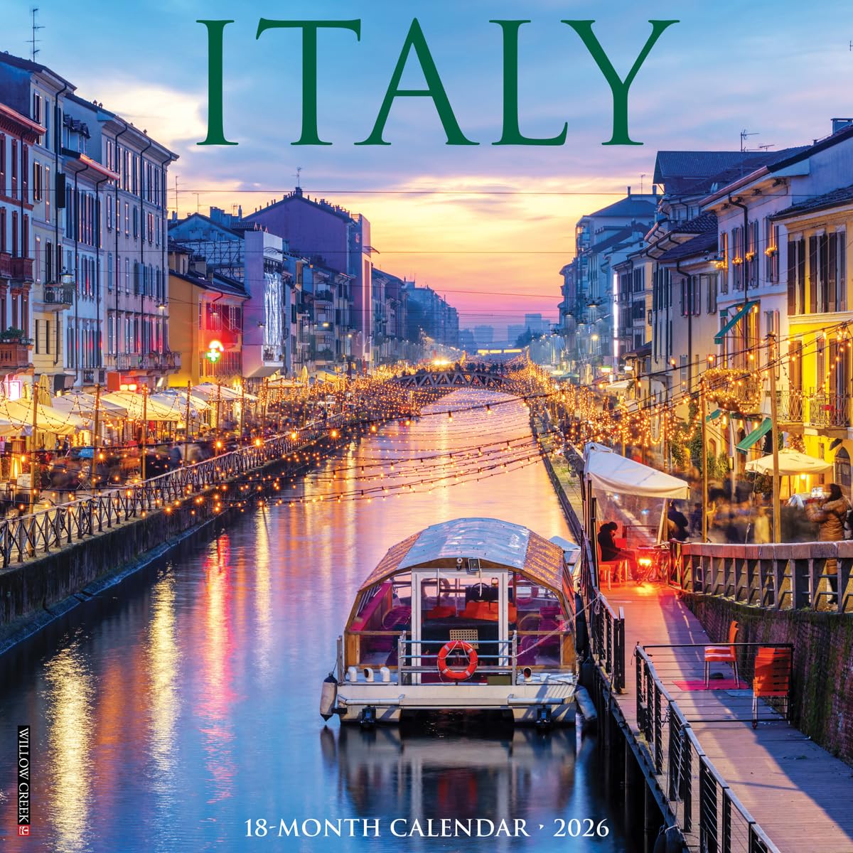 Italy 2026 12 X 12 Wall Calendar book