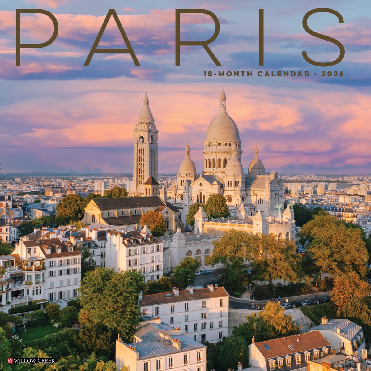 Paris 2026 12 X 12 Wall Calendar Leisure, Home & Garden
