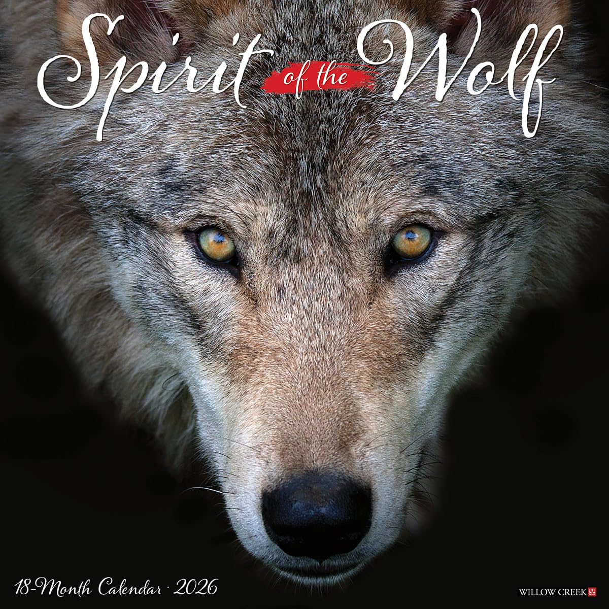 Spirit of the Wolf 2026 12 X 12 Wall Calendar Mathematics