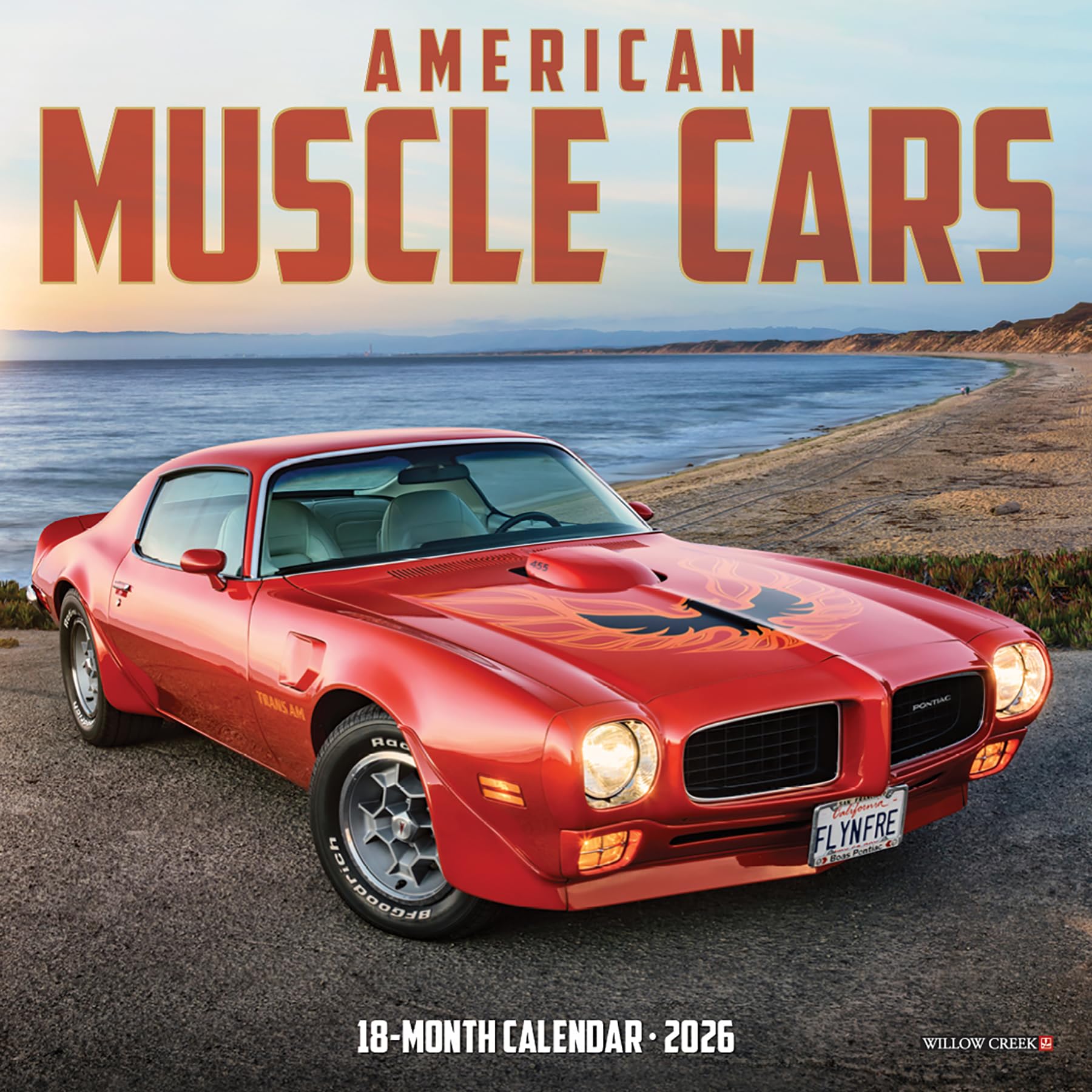 American Muscle Cars 2026 7 X 7 Mini Wall Calendar Hobbies & Crafts