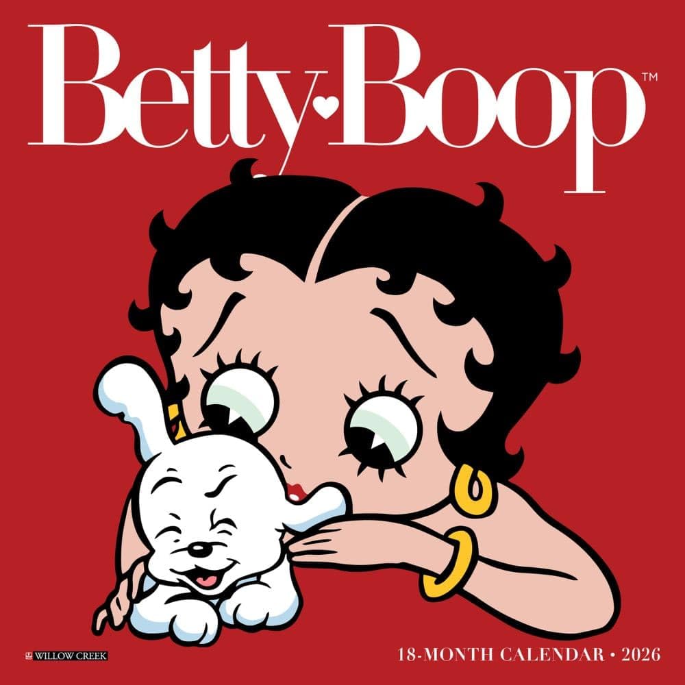 Betty Boop 2026 7 X 7 Mini Wall Calendar Film, Art & Culture