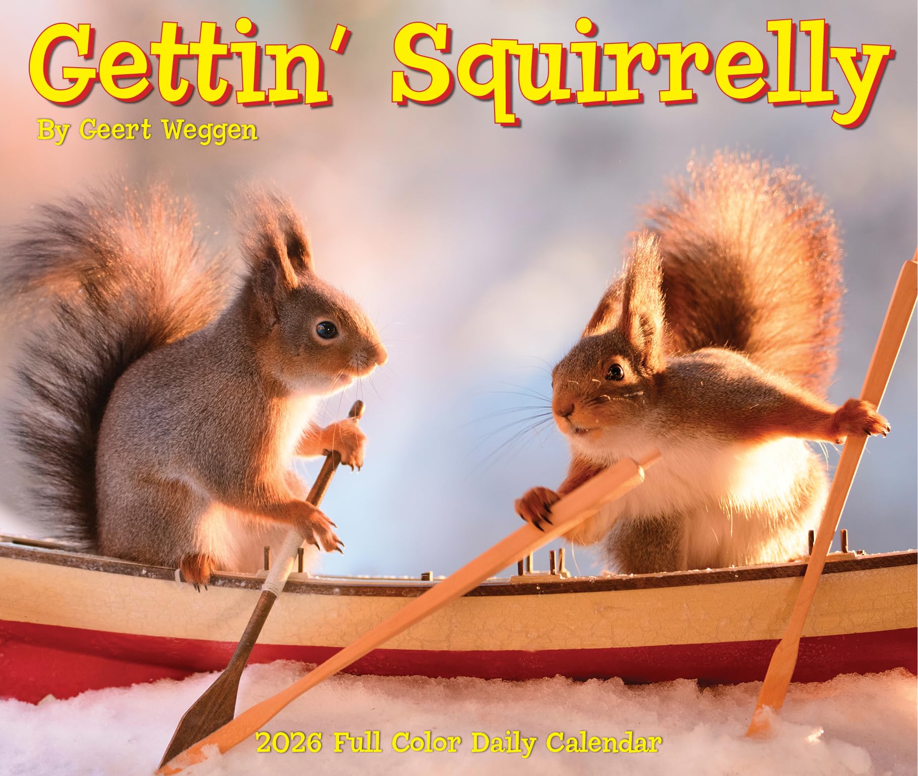 Gettin' Squirrelly 2026 5.4 X 6.2 Box Calendar Pets