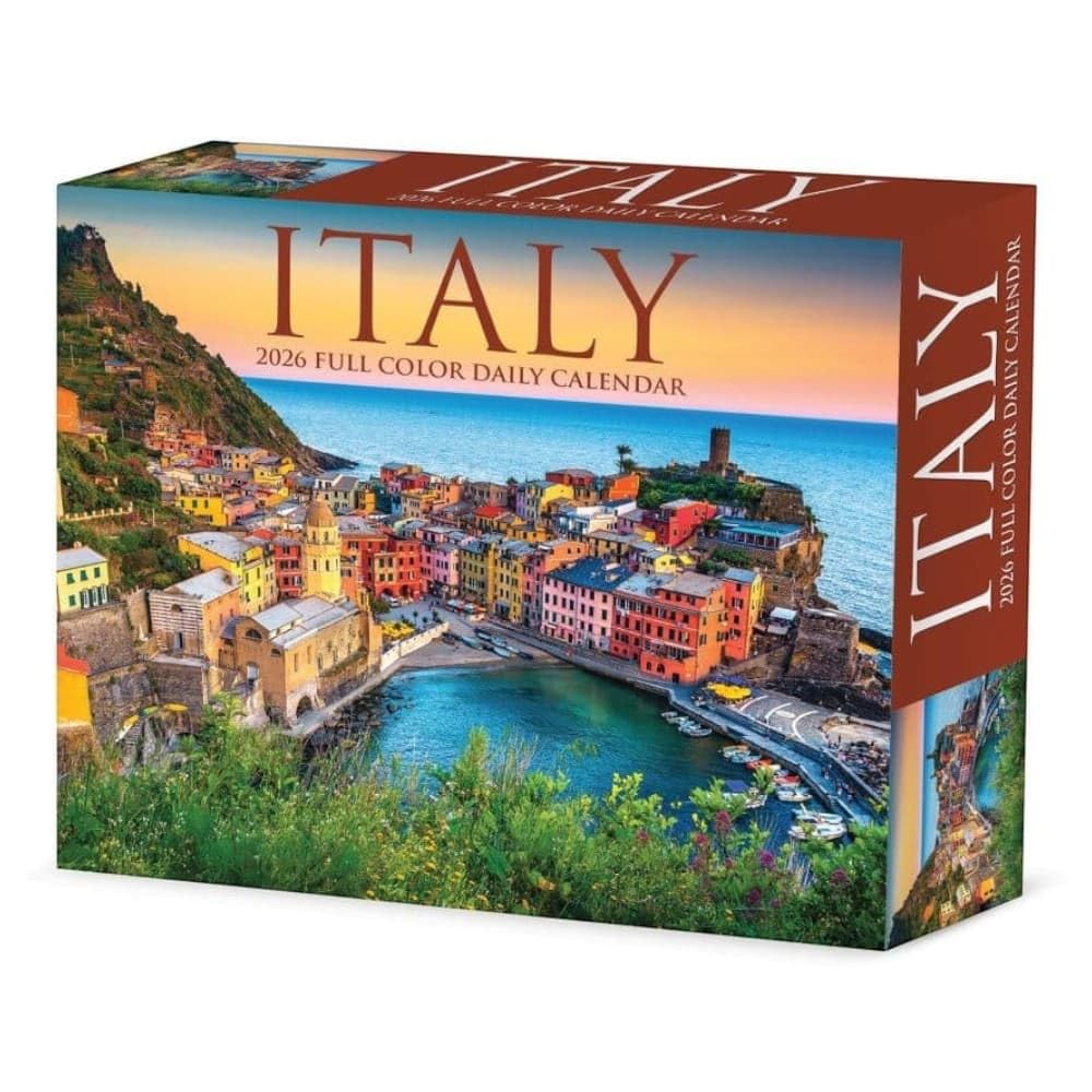 Italy 2026 5.4 X 6.2 Box Calendar Leisure, Home & Garden