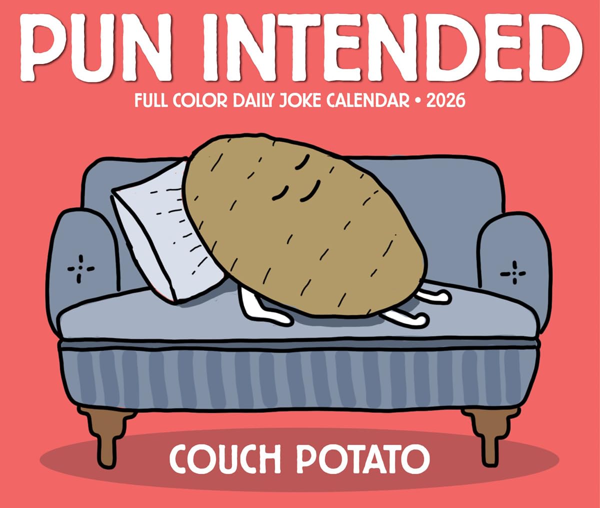 Pun Intended 2026 5.4 X 6.2 Box Calendar Leisure, Home & Garden