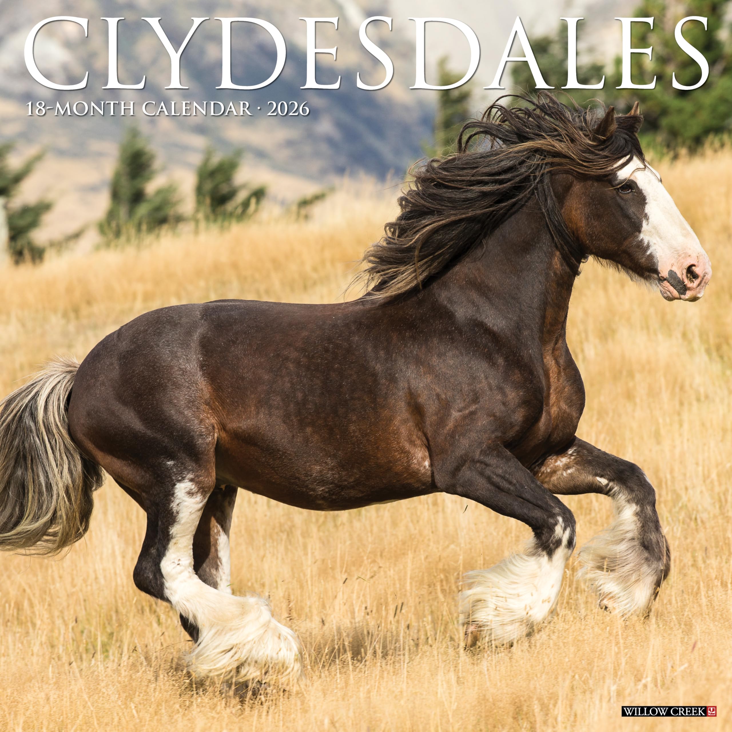 Clydesdales 2026 12 X 12 Wall Calendar Pets