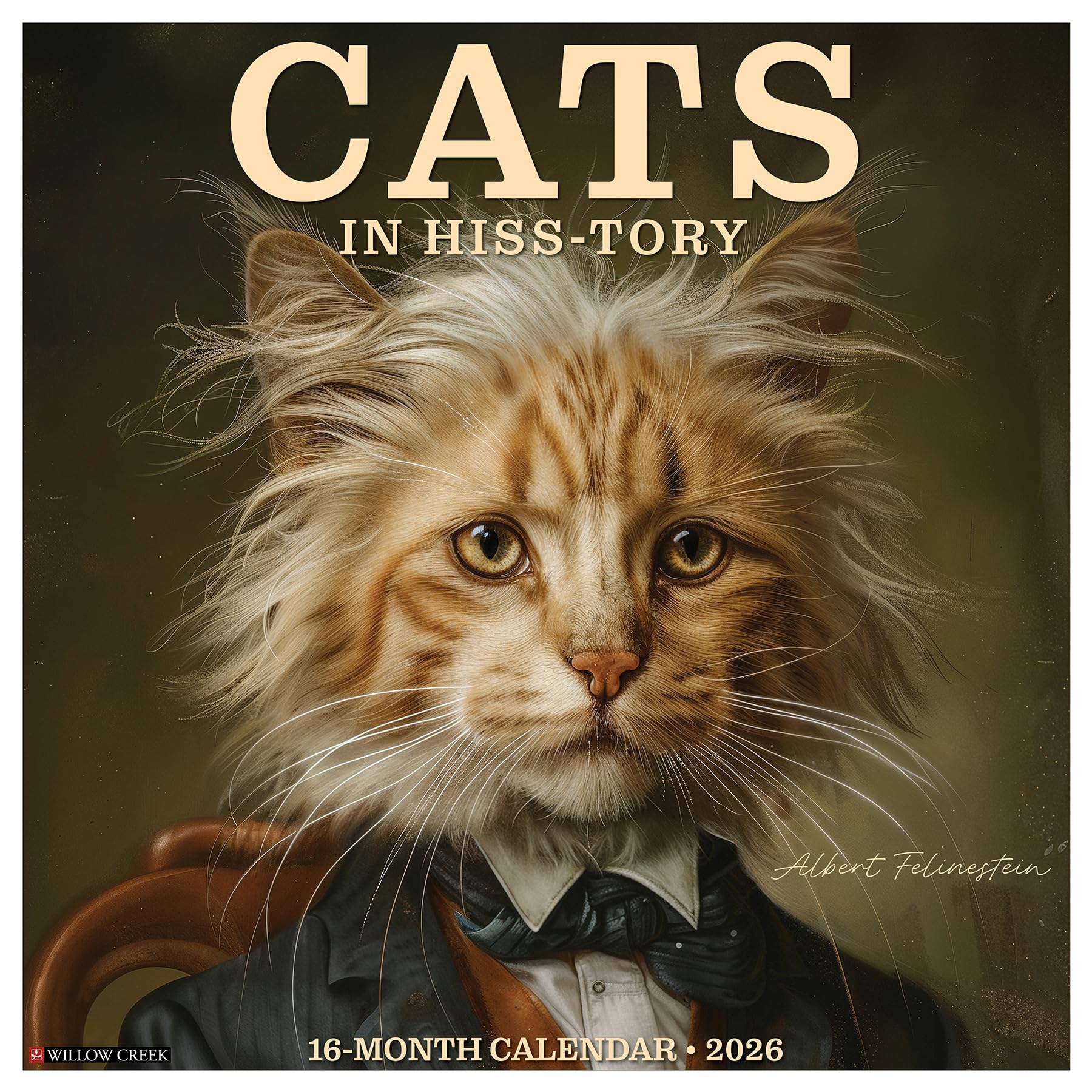 Cats in Hiss-Tory 12 X 12 Wall Calendar Pets