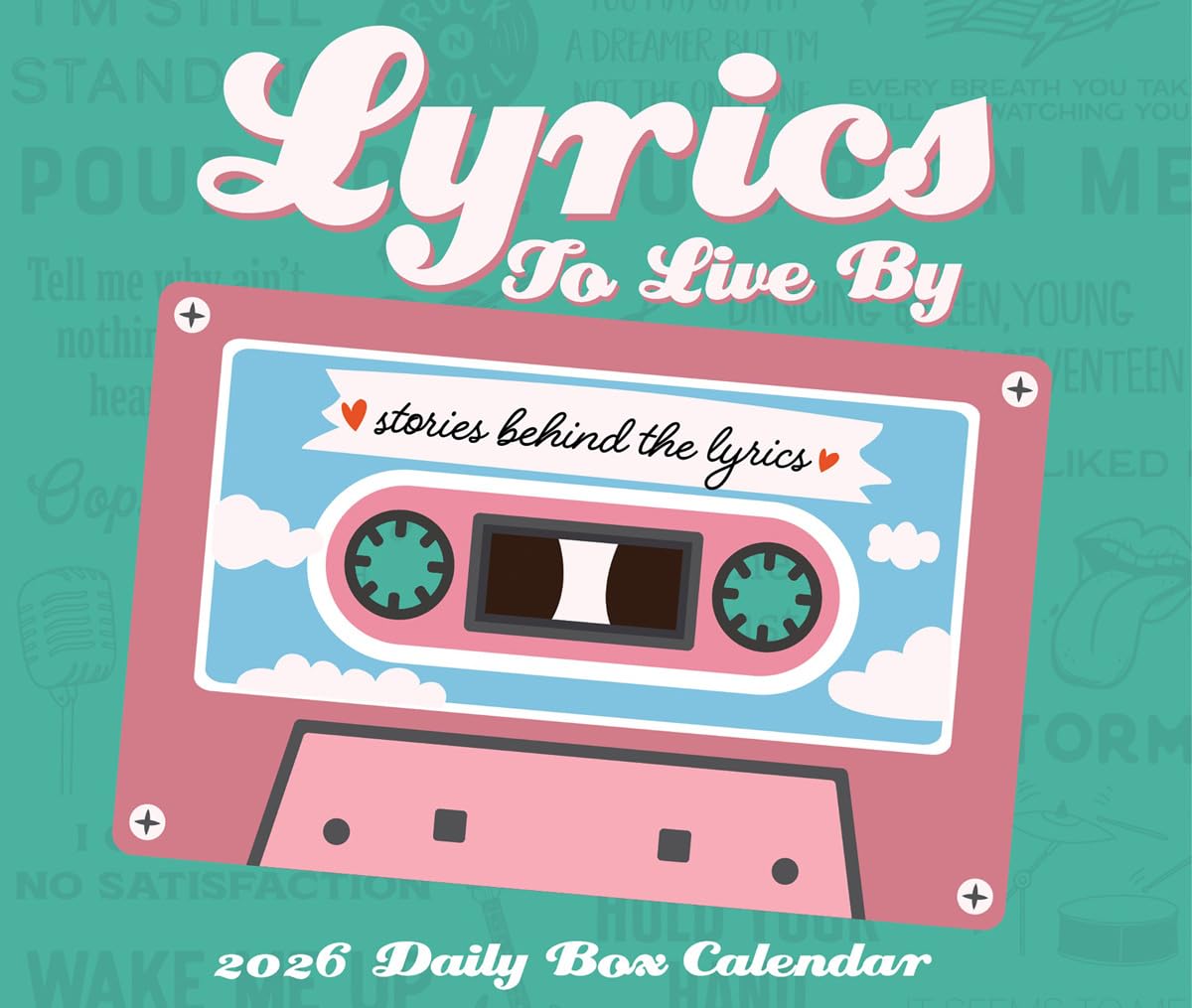 Lyrics to Live by 2026 5.4 X 6.2 Box Calendar Calendars