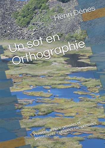 Un sot en Orthographie: Pensées, arrière-pensées et pensements = pensées compressées Books