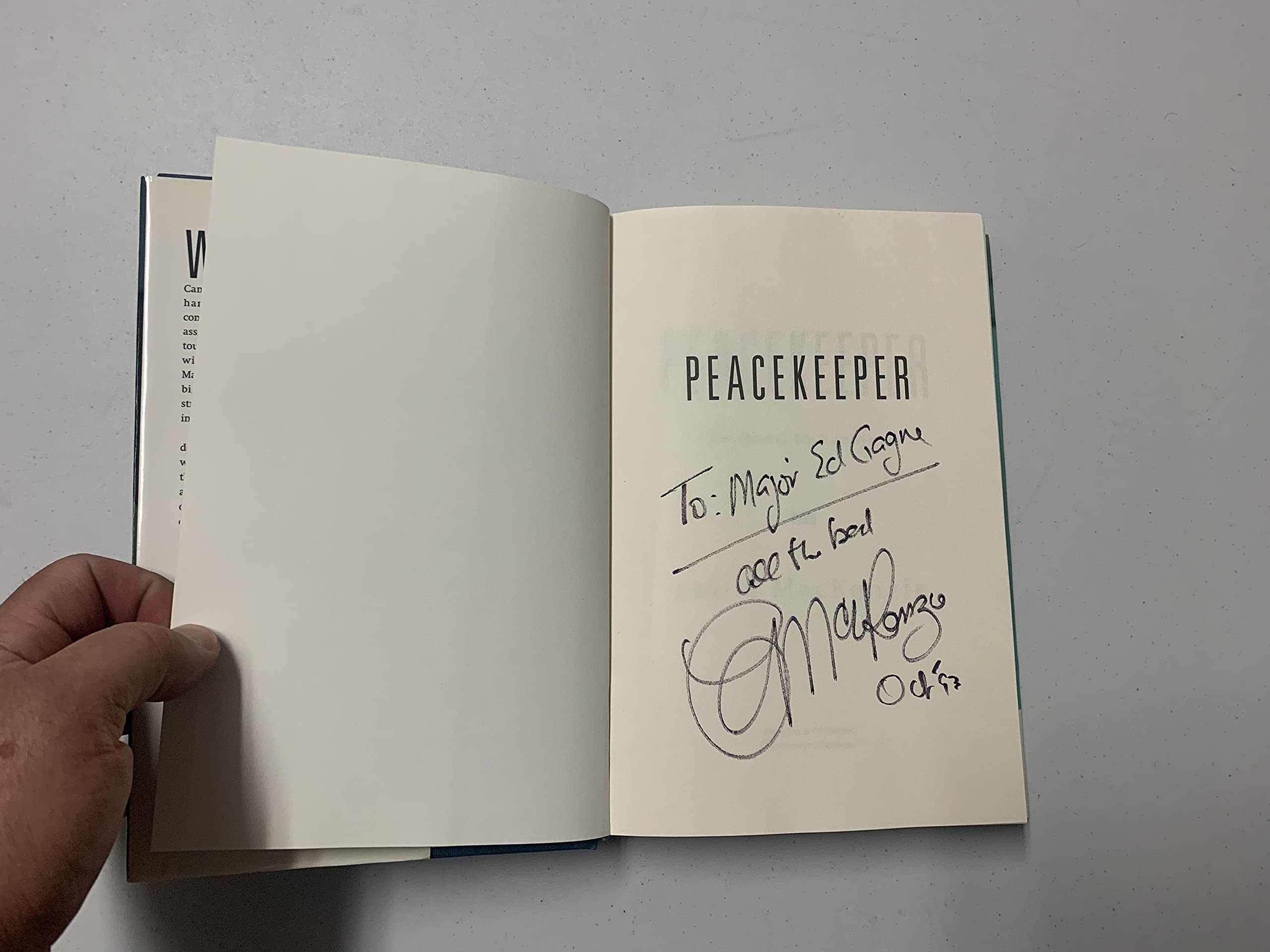 Peacekeeper: The Road to Sarajevo Memories