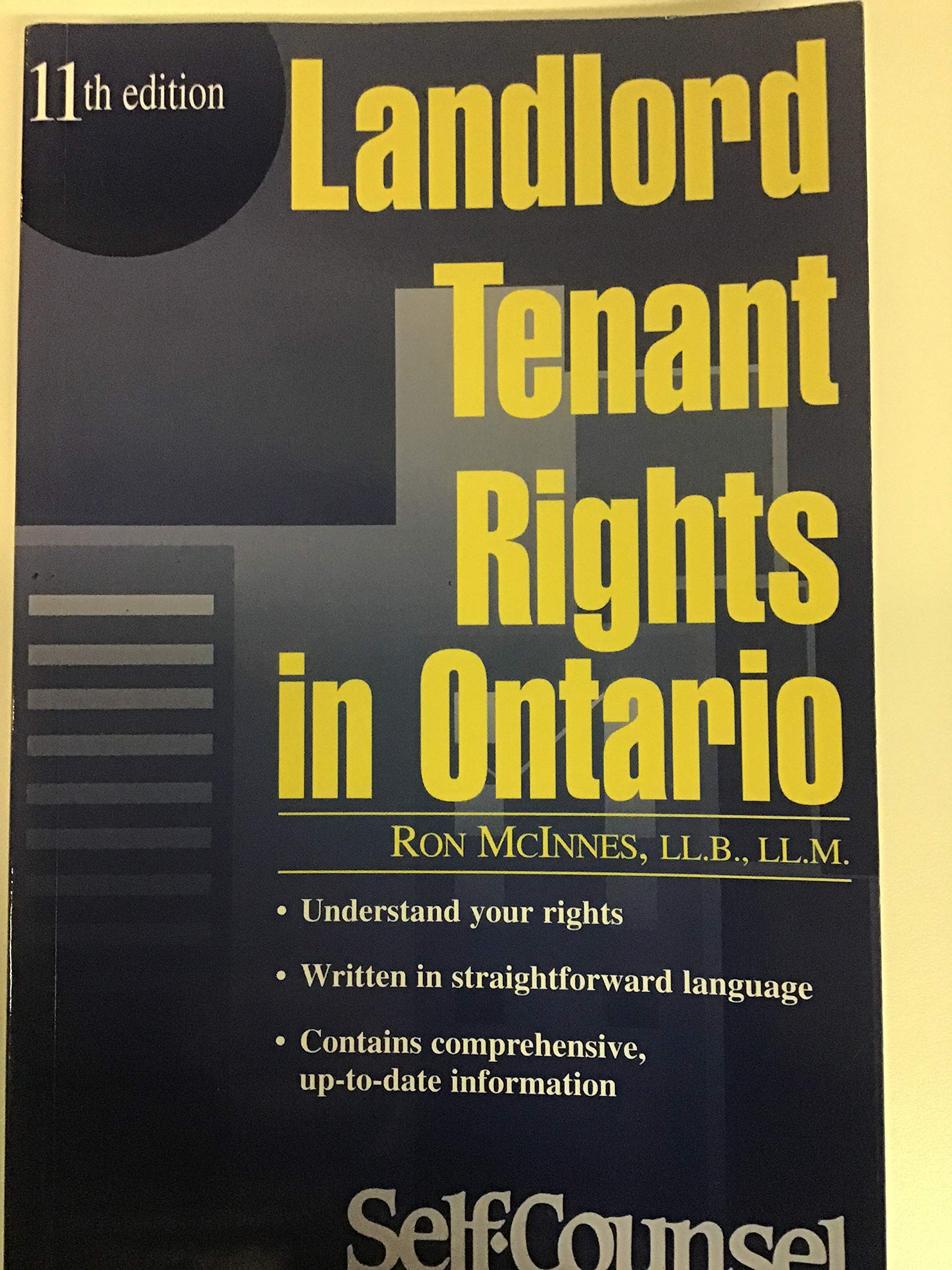 Landlord Tenant Rights in Ontario Books