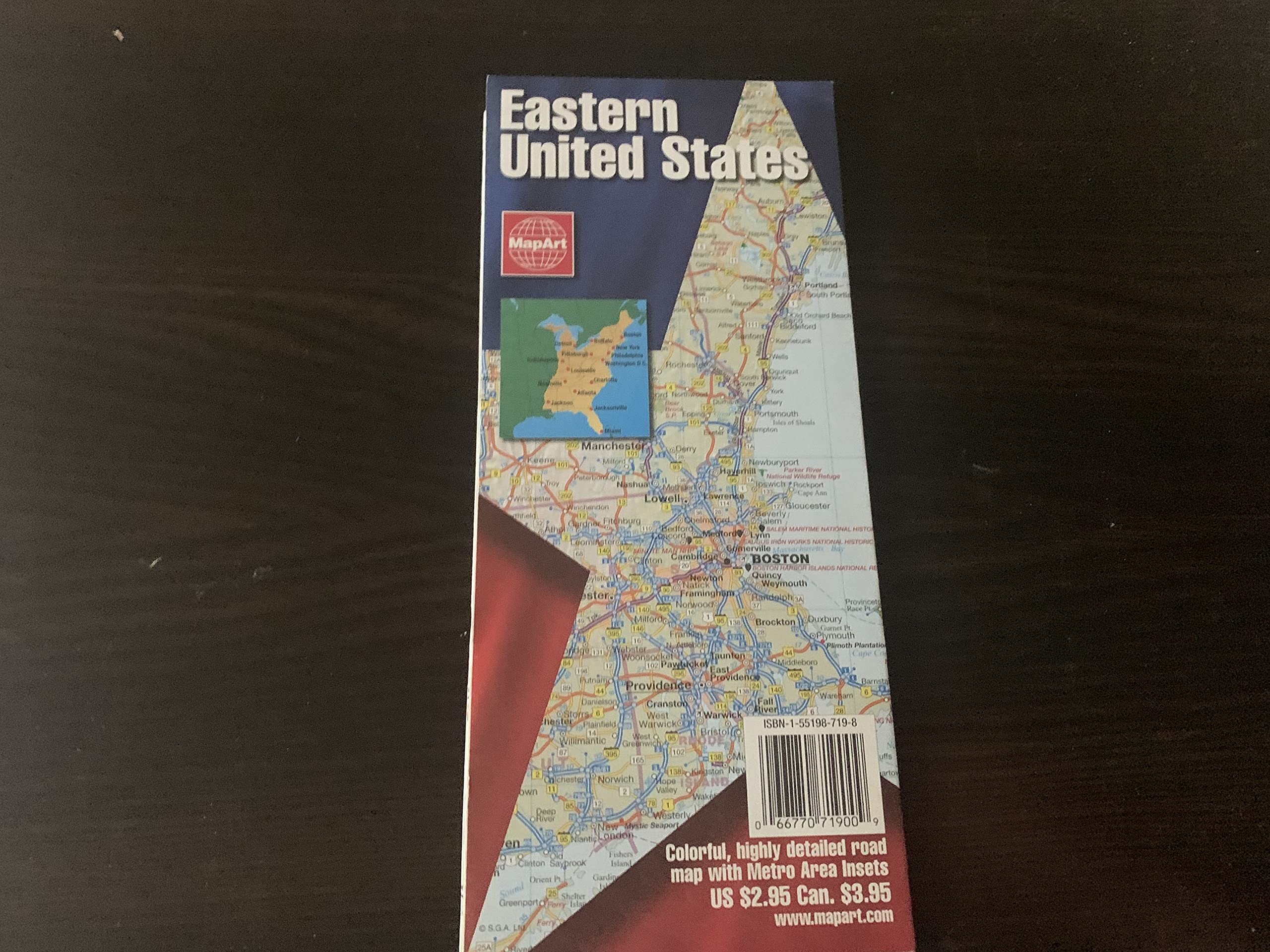 Carte routière : Eastern United States of America (en anglais) book