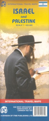 Carte routière : Israël - Palestine book