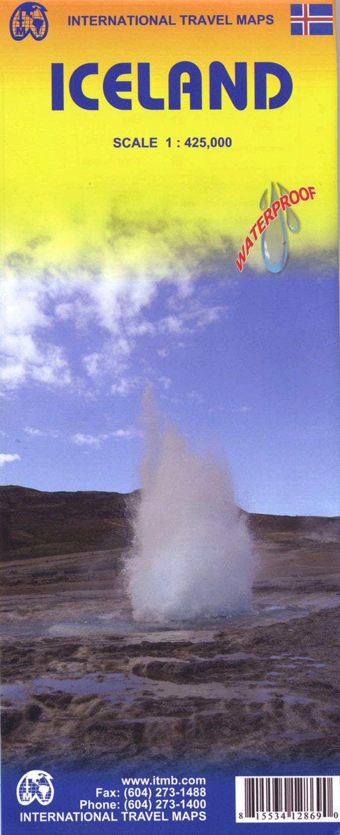 International Travel Map ITM Iceland: Reykjavik. Waterproof (Travel Reference Map) Leisure, Home & Garden
