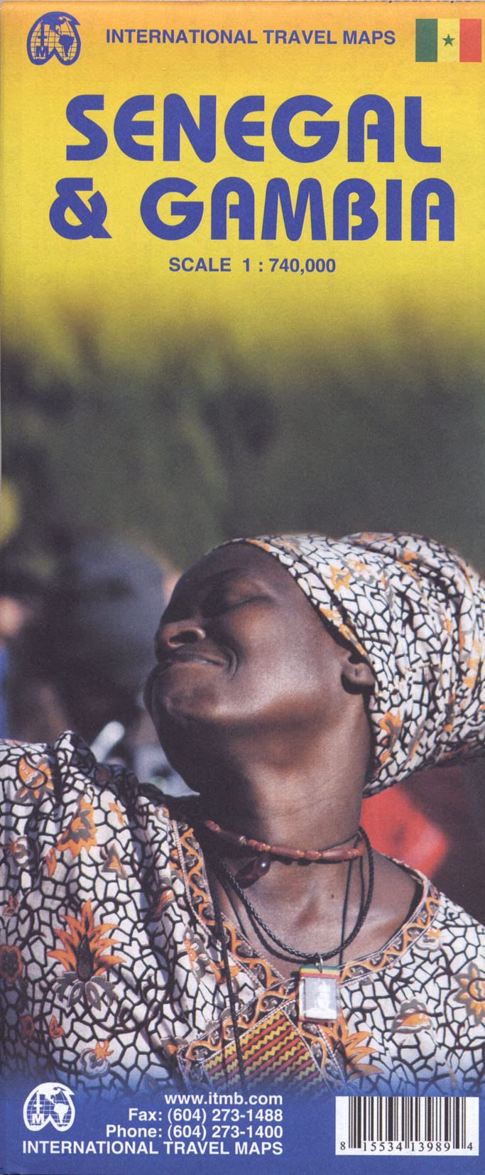 Senegal & Gambia 1 : 740 000 / Gambia & Senegal 1 : 340 000 Leisure, Home & Garden