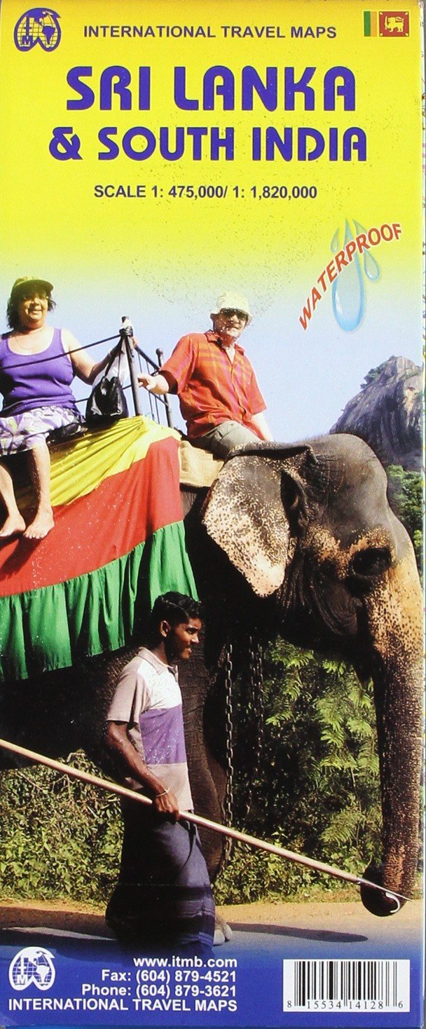 Sri Lanka & South India: ITMB Asien & Ozeanien: Waterproof (Travel Reference Map) Leisure, Home & Garden
