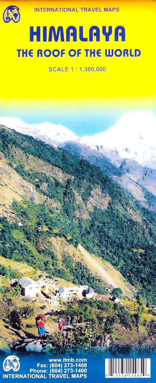 Himalaya Travel Reference Map: 1:1,300,000 book