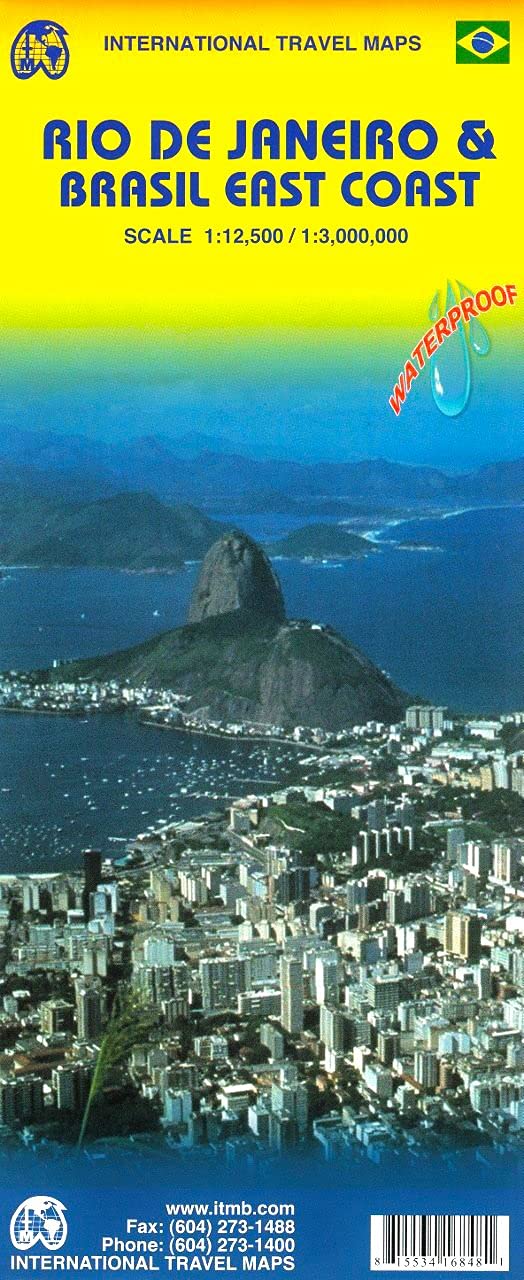 Rio de Janeiro & Brasil East Coast 1:12.500 / 1 : 3 000 000 Leisure, Home & Garden