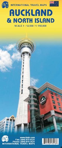 Auckland City & North Island 1 : 12 500 / 1 : 950 000 Leisure, Home & Garden