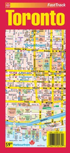 Toronto Fast Track Laminated Map Maps & Plans