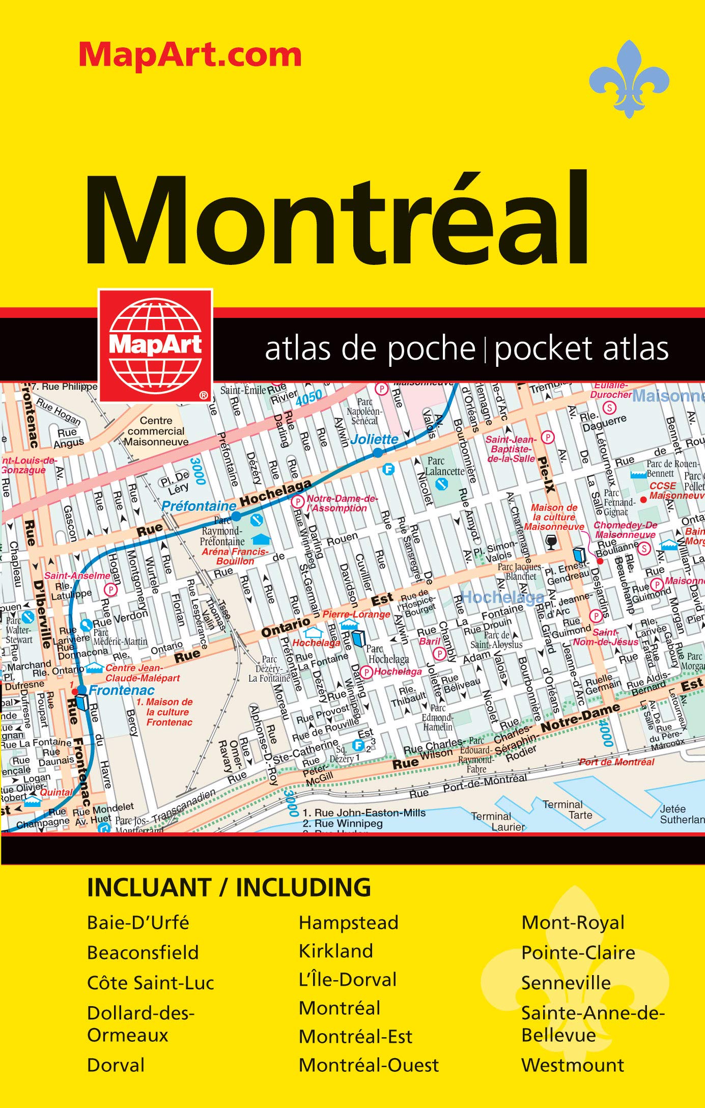 Montreal, Pocket Street Atlas by JDMGeo Maps & Plans