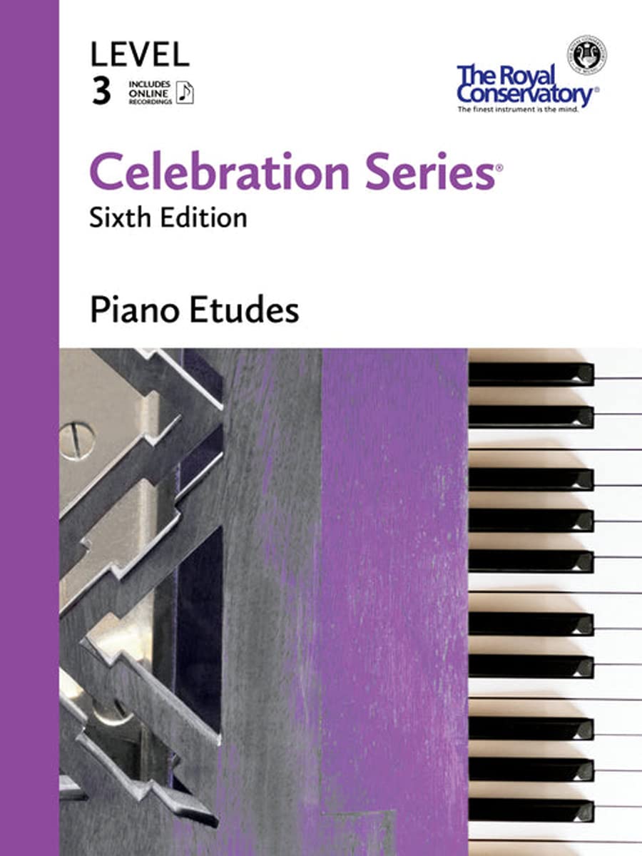 C6E03 - Celebration Series Sixth Edition - Piano Etudes Level 3 - The Royal Conservatory Sheet Music
