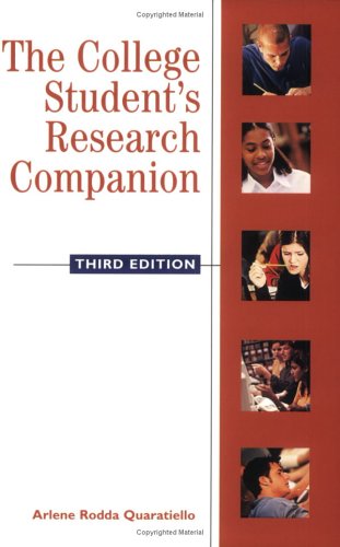 The College Student's Research Companion Social Sciences