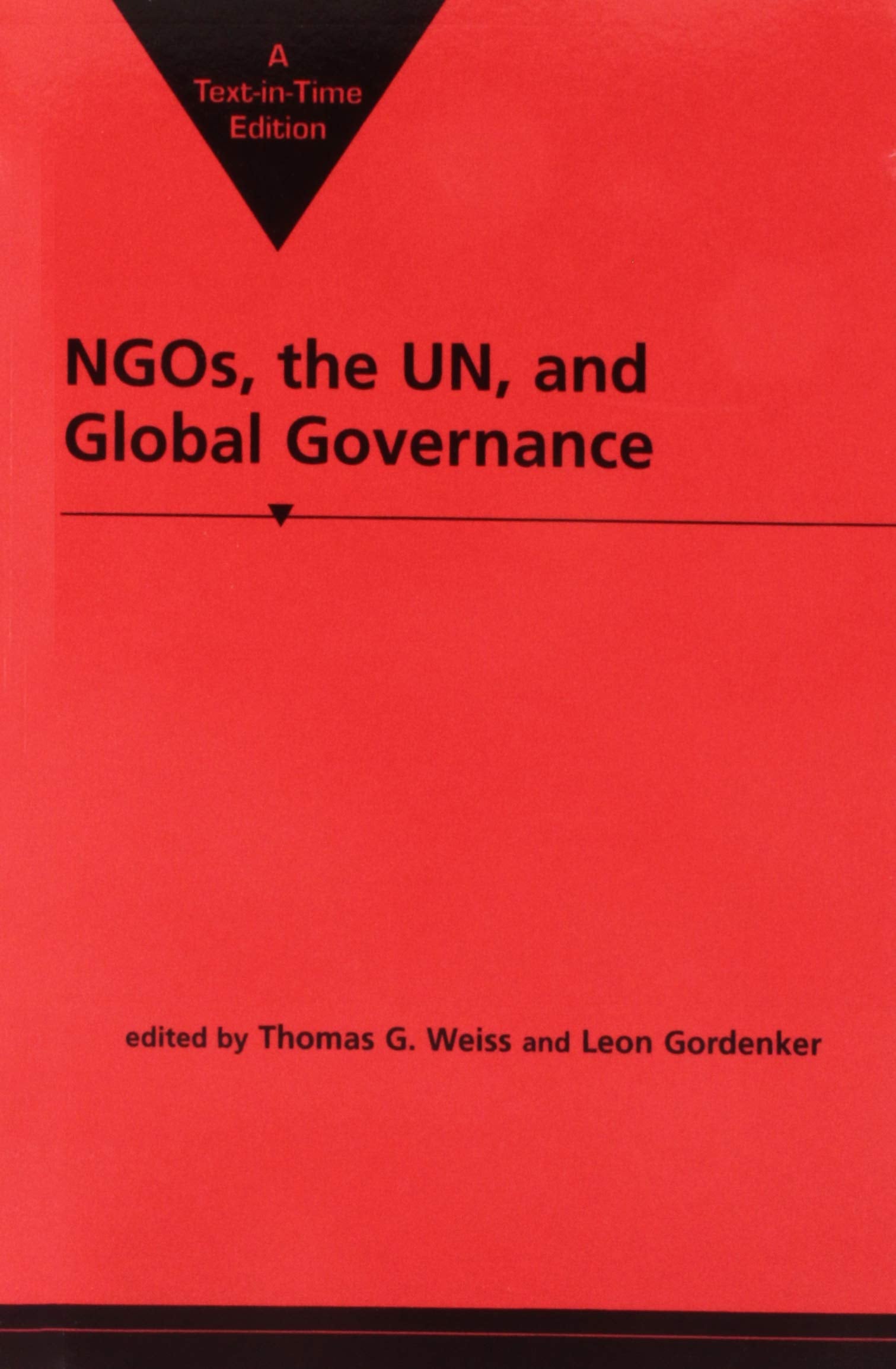 NGOs, the United Nations and Global Governance Social Sciences