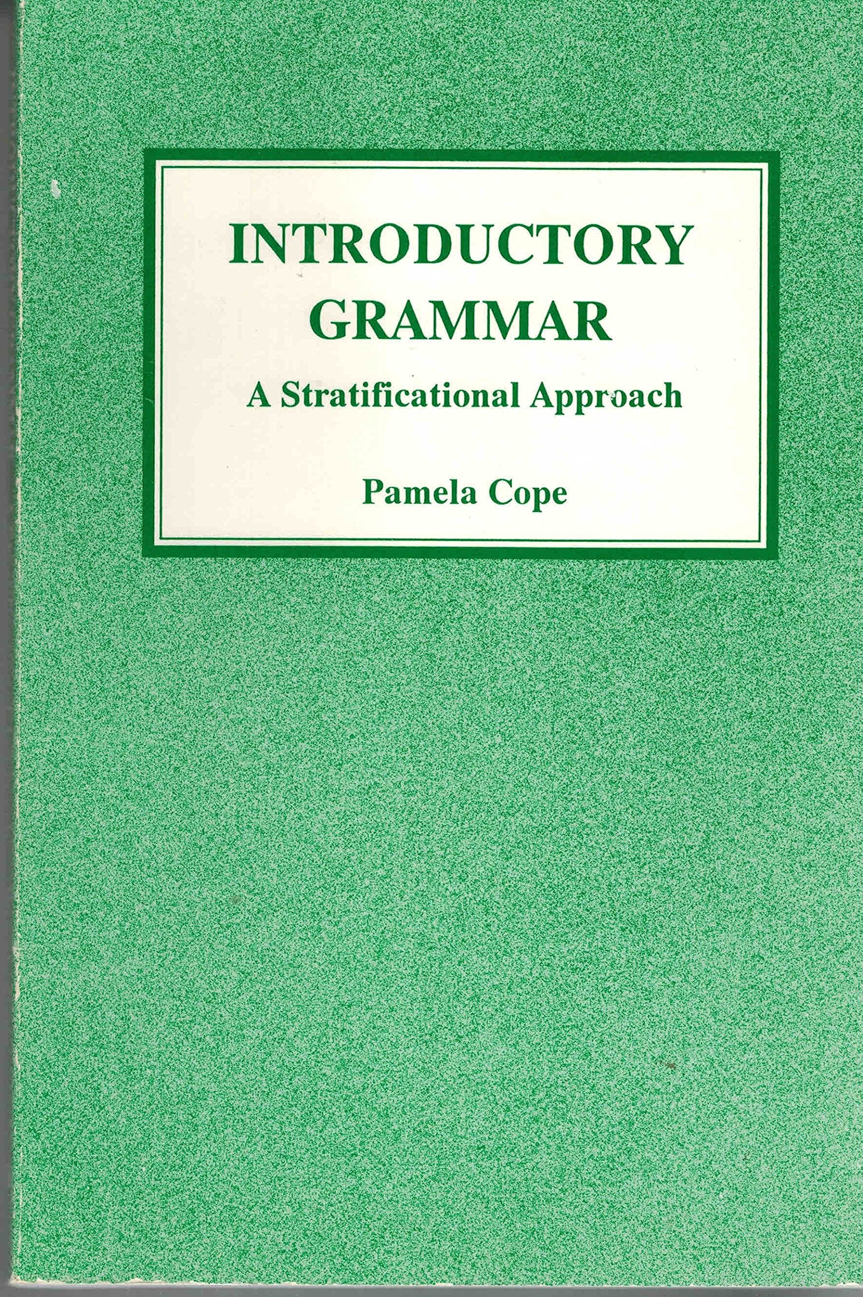 Product Image: Introductory Grammar: A Stratificational Approach