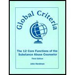 Global Criteria: The 12 Core Functions of the Substance Abuse Counselor Books