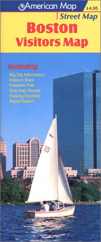 Boston, Ma Visitor's Map Maps & Plans