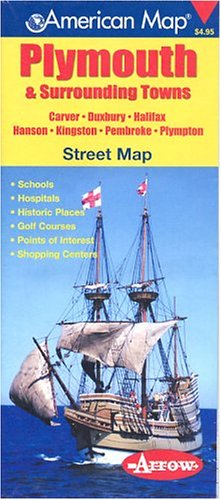 Plymouth & Surrounding Towns, Ma Map Maps & Plans