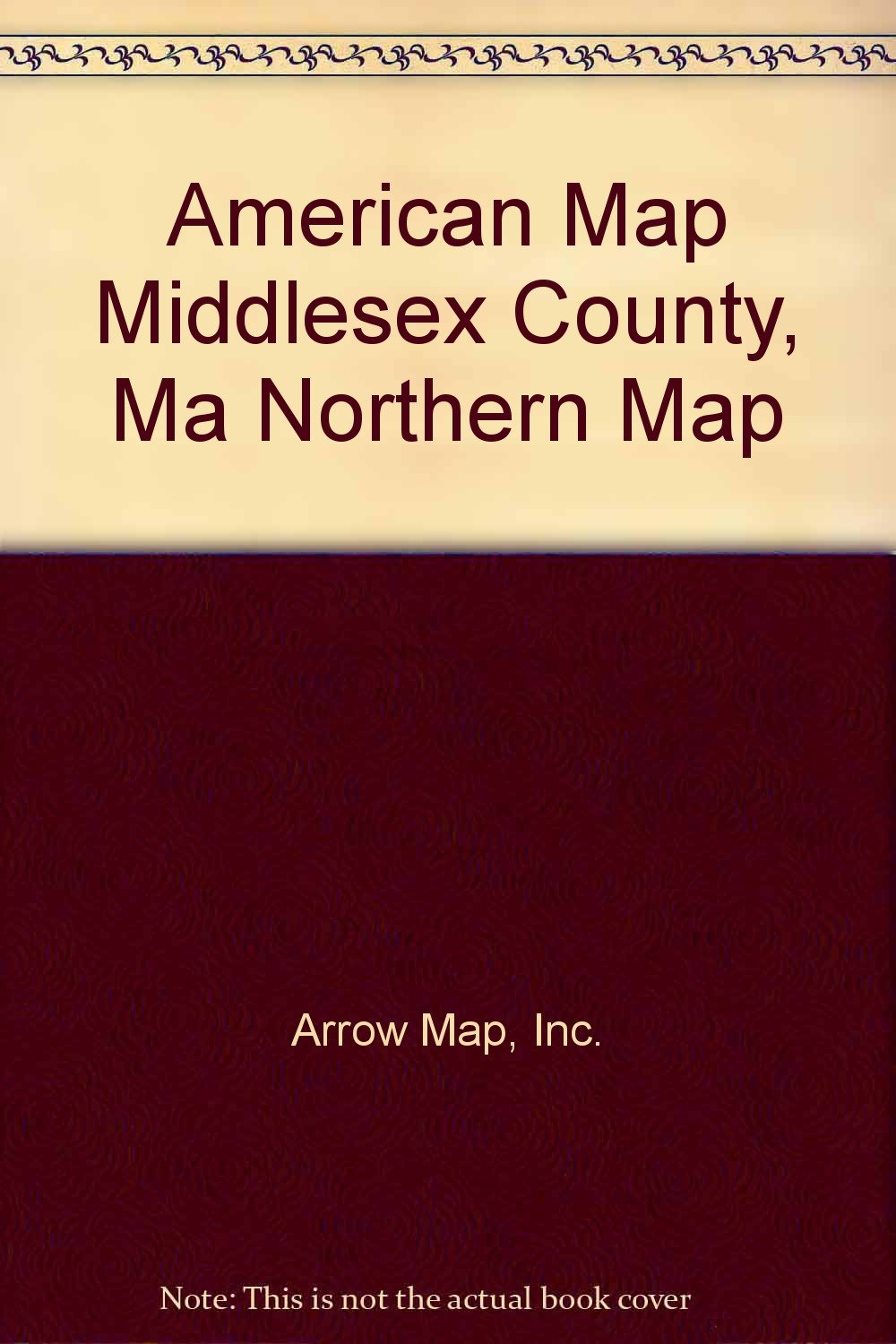 Product Image: American Map Middlesex County, Ma Northern Map