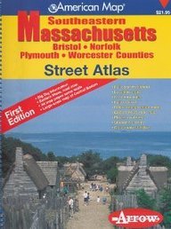 American Map Southeastern Massachusetts: Brisol, Norfolk, Plymouth, Worcester Counties Maps & Plans
