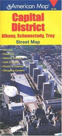 Capital District, Ny Pocket Map Maps & Plans