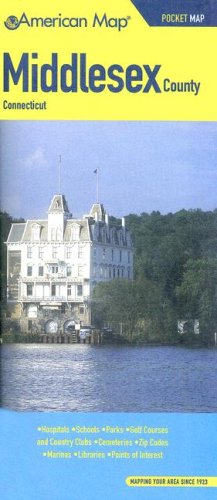 American Map Middlesex County, Ct Pocket Map Maps & Plans