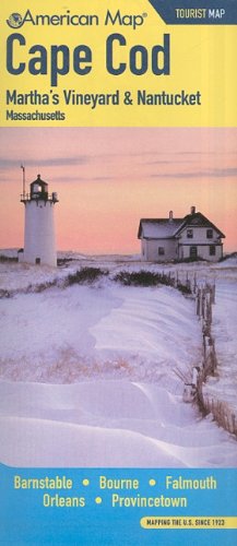 Product Image: Cape Cod, Martha's Vineyard & Nantucket, Massachusetts (American Map)