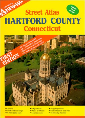 Official Arrow Street Map Atlas of Hartford Country Atlas Books