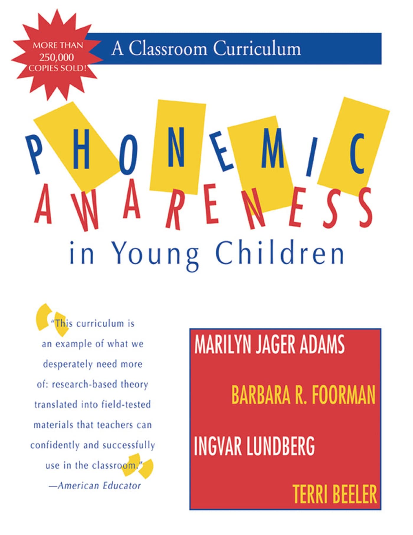 Phonemic Awareness in Young Children Education & Training