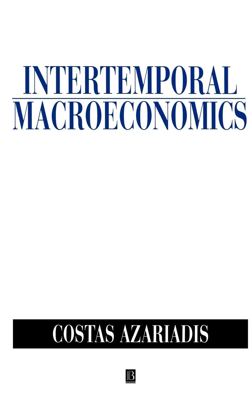 Intertemporal Macroeconomics Law Books