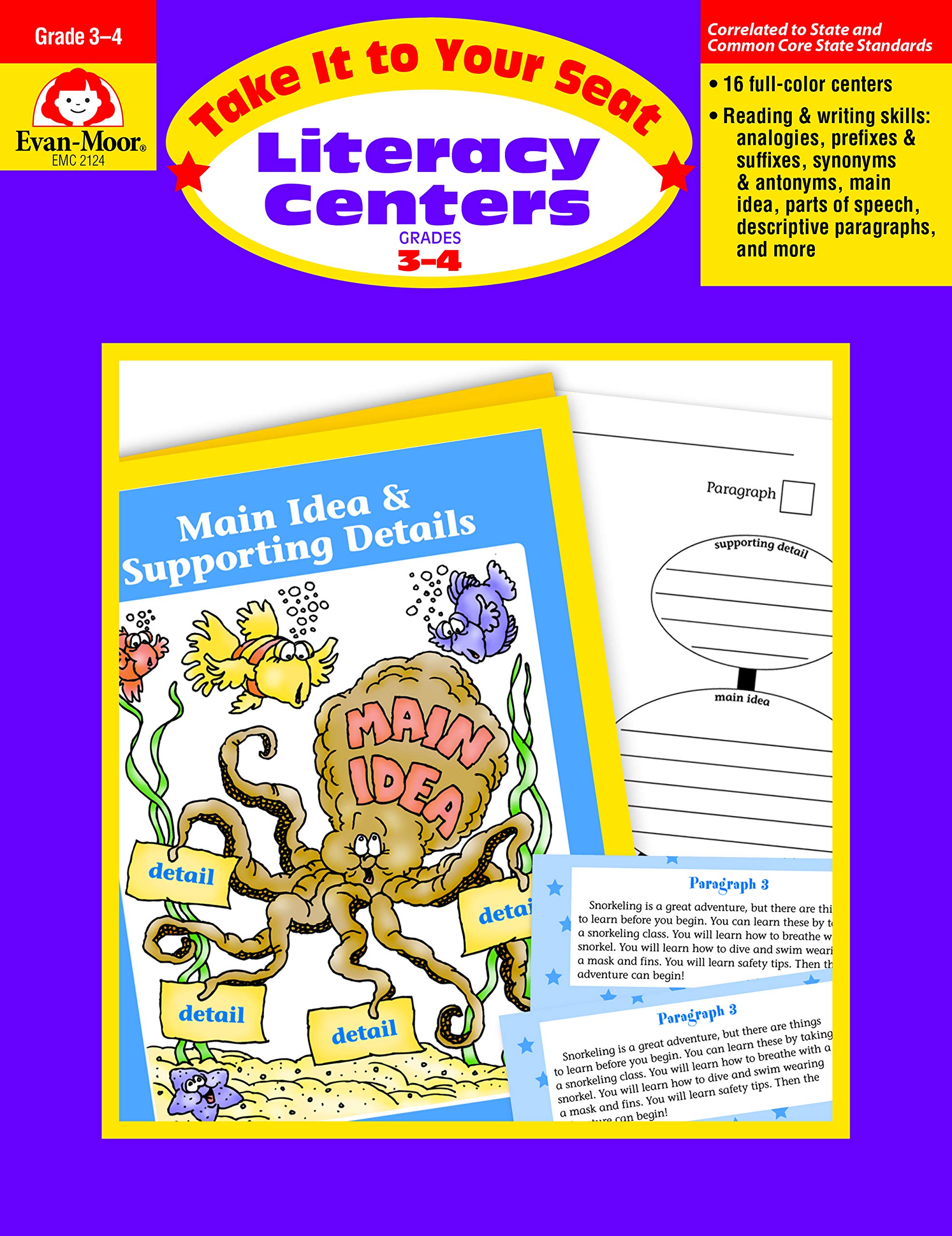 Literacy Centers 3-4 (Take It to Your Seat: Literacy Centers) Education & Training
