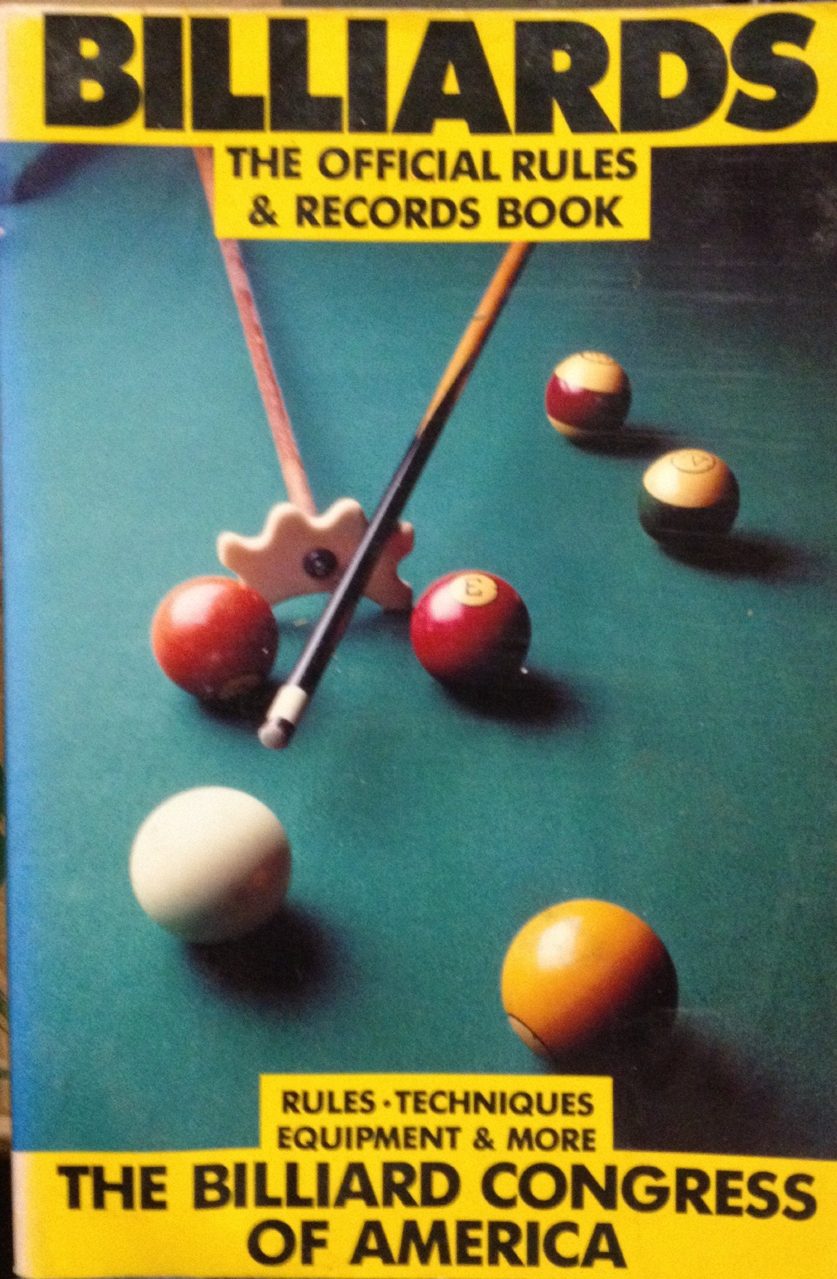 Billiards: The Official Rules book