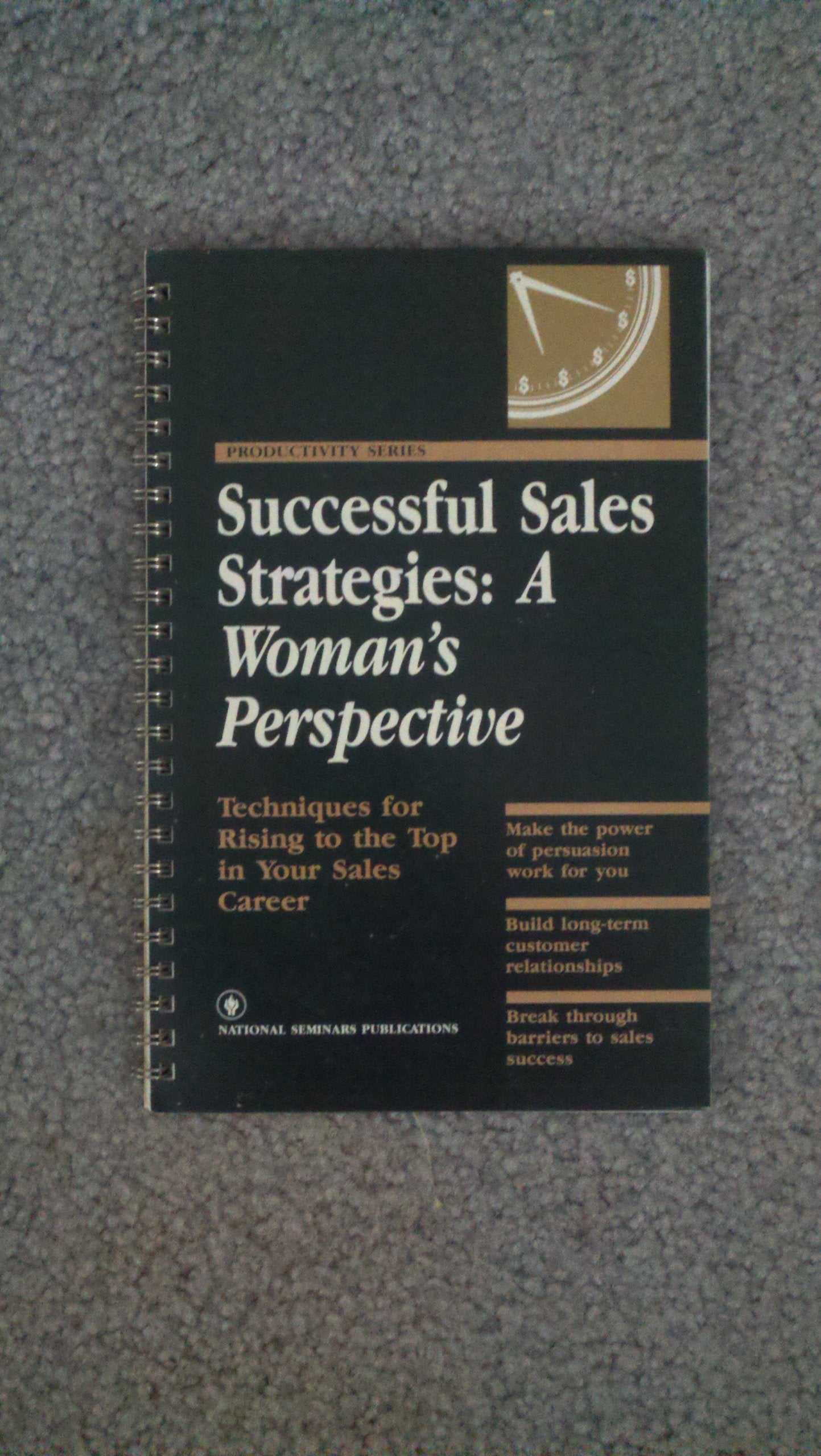 Successful sales strategies: A woman's perspective Books
