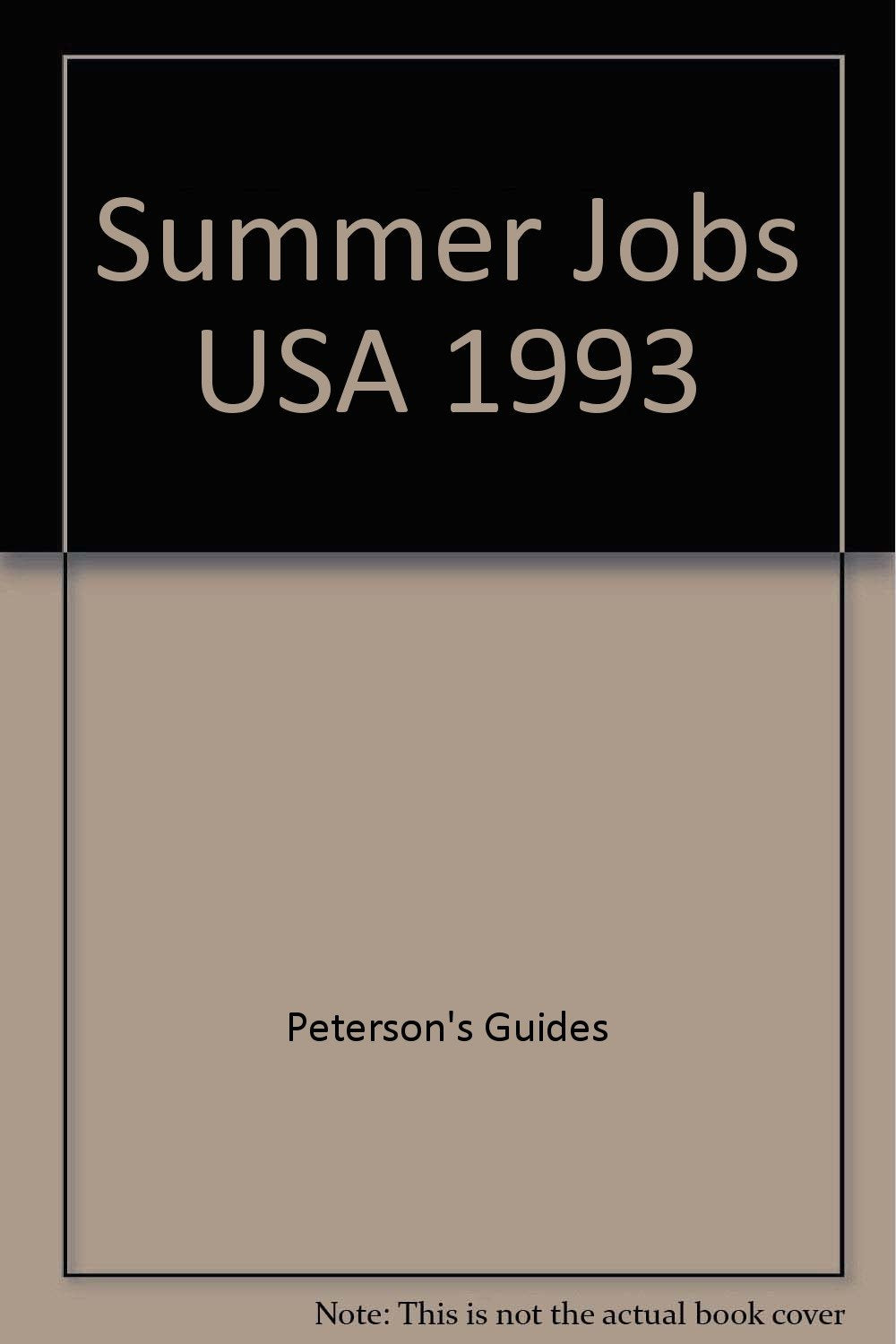 Summer Jobs USA book